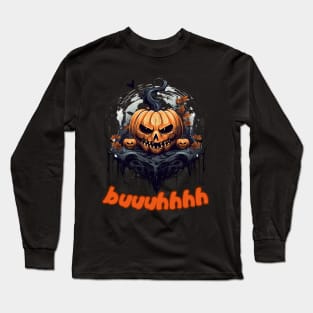 Buuhhhh-Halloween Haunt Long Sleeve T-Shirt